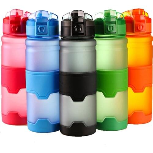 1000ml/500ml Multicolor Portable Motion Tritan Water Bottle Bpa Free Plastic For Sports camping hiking