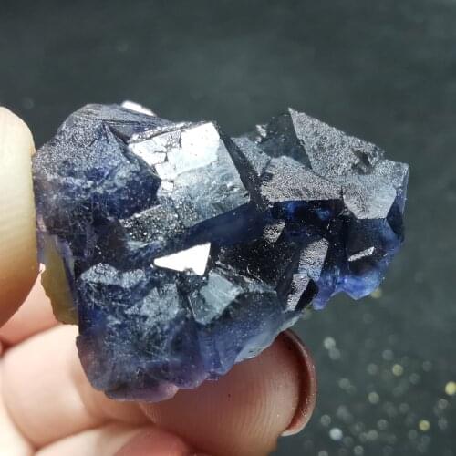 15.4gNatural rare purple fluorite cluster mineral specimen stone and CRYSTAL HEALING CRYSTAL QUARTZ GEM