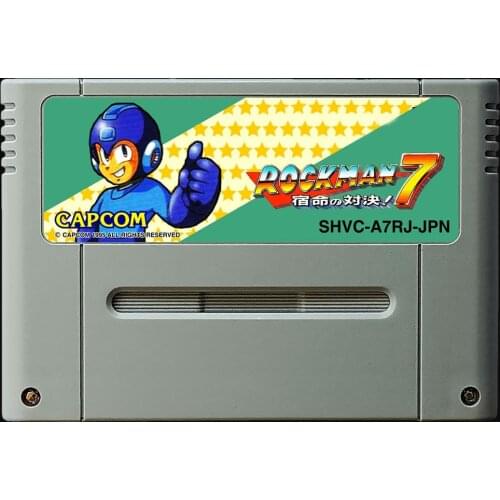 16Bit Games ** ROCKMAN 7 ( Japan NTSC Version!! )