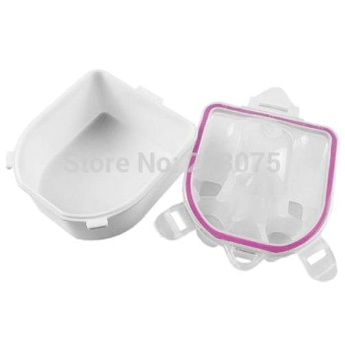 Hand Spa Nail Art Acrylic Soak Bowl Manicure Treatment Remover 2pcs/lot
