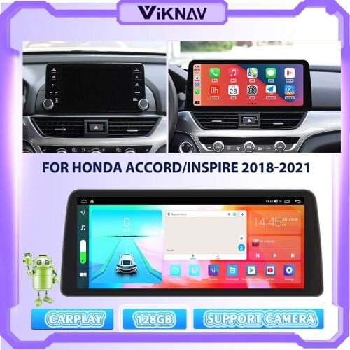 12.3 Inch 6G+128G For Honda Accord/Inspire 2018-2021 Car Android Radio Stereo Multimedia Player Navigation Carplay Head Unit