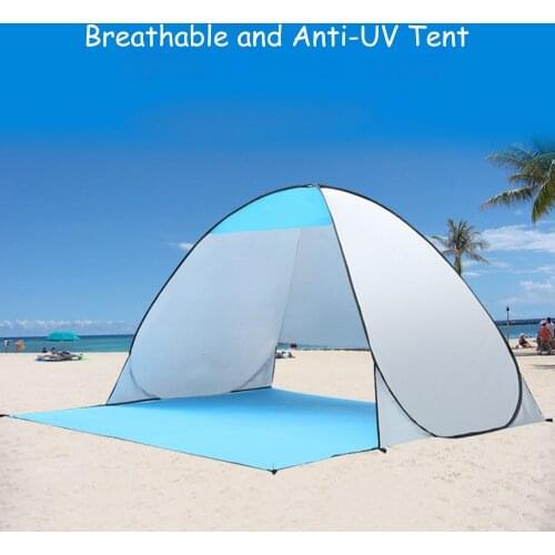 OUTDOOR Automatic Camping Tent Ship From RU Beach Tent 2 Persons Tent Instant Pop Up Open Anti UV Awning Tents Outdoor Sunshelte