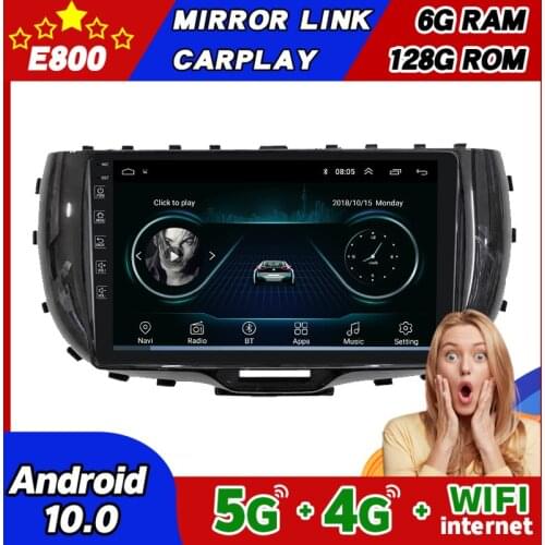 NEW 6GB Ram 128GB Rom 9 Inch 2Din Car Radio Android 10.0 Multimedia Player Autoradio Bluetooth Stereo For Kia Soul SK3 2019 2020