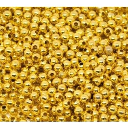 Free Shipping Wholesale 1000pcs Smooth Ball Spacer Beads 4mmDia. For Jewelry Making Craft DIY