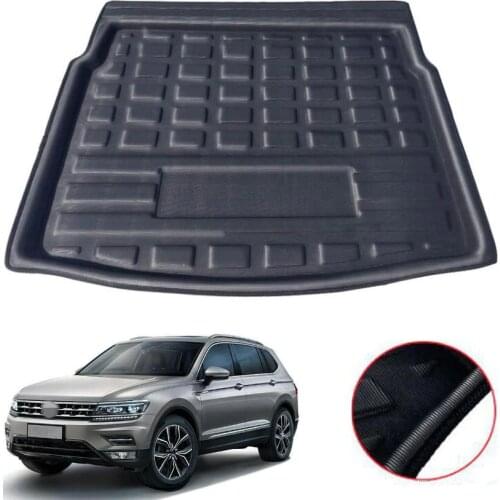 For VW Tiguan L 5 Seats 2016 2017 2018 Car Cargo Liner Car Floor Mats Trunk Luggage Protection Carpet Interior Accessories