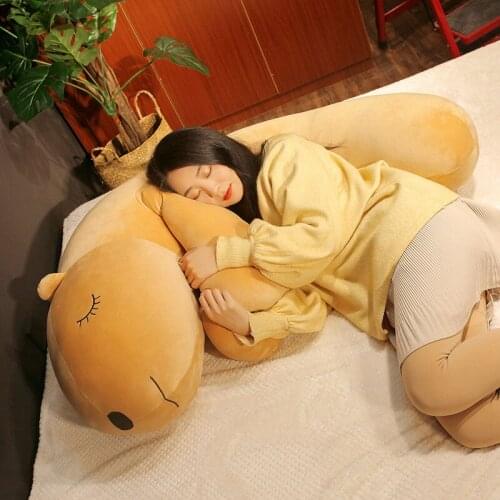 90/110cm Giant Accompany Sleep Bear Plush Toys Soft Stuffed Big Bear Toys Brinquedos High Quality Kids Gift Birthday Xmas Toys