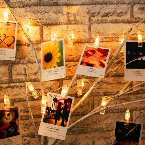 String Lights Clip Lights Photo Clip Lights Indoor and Outdoor Window Decoration Photo Display Christmas Tree Decoration Lights