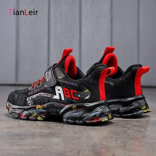 2021 High Quality Fashion Sports Shoes Breathable Mesh Kids Sneakers Boys Lightweight Comfortable Casual Shoes Chaussure Enfant