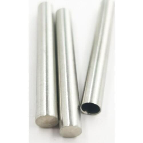 10pc stainless steel 304 metal pipe 6*50 for temperature sensors DS18B20 PT100 metal probe sensor protector cover