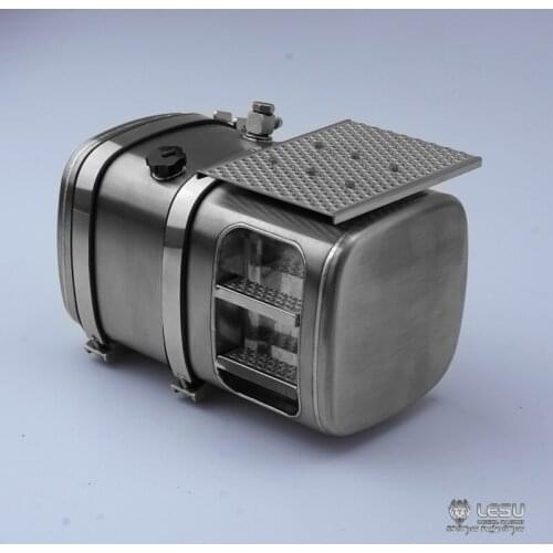 LESU 90MM Metal Simulation Tank W/ Pedal for 1/14 RC DIY TAMIYA Tractor Truck Trailer Model Scania MAN Benz