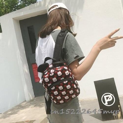 Disney Mickey mouse backpack multi-function large capacity backpack waterproof men women shoulder bag Travel bag school bag