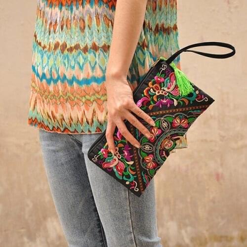 Fashion New Purse Women Handbag Purse Delicate Elegant Handmade National Retro Embroidered Bag