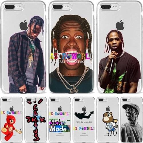 Travis Scott Huncho Jack ASTROWORLD TOUR Sicko Mode Soft Phone Case For iPhone X SE 6 6S 7 8 Plus XR MAX 11 12Mini Pro Max Coque