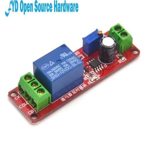 NE555 Delay Module Monostable Switch Delay on-off Switch 12V Automotive Electrical Delay For