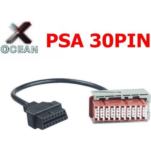 Newest 30 PIN Cable for PP2000 Lexia 3 For Citroen/Peugeot Diagnostic Extension cable LEXIA3 PSA 30pin