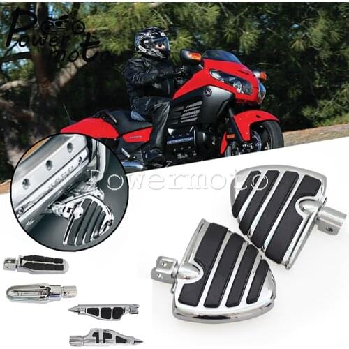 Wing Stiletto Tombstone Footpeg Cruiser Footrest Foot Peg for Suzuki Boulevard M109R M50 M90 Honda Gold Wing GL1800 Foot Board