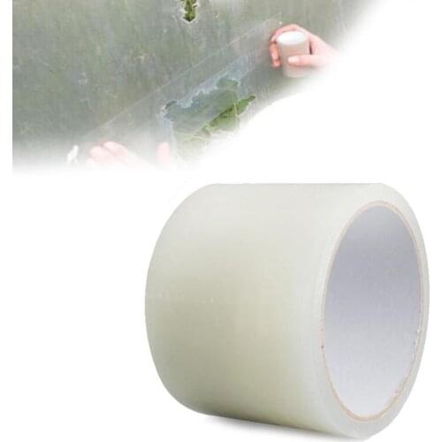 10cm X 10m/7cm*10m Polythene Tunnel Greenhouses Repair Tape Polythene Sticker Strong Extra Durable Tape Uv Patch Transparen L6W6