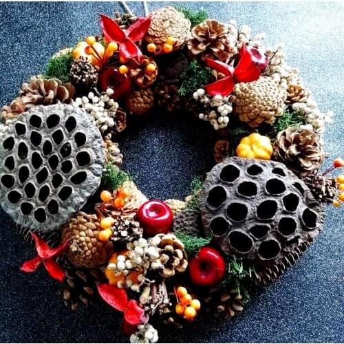 2020 Xmas door wreath New Years wreaths Christmas Winter Dried florals decor white snow grapevine diy craft kit