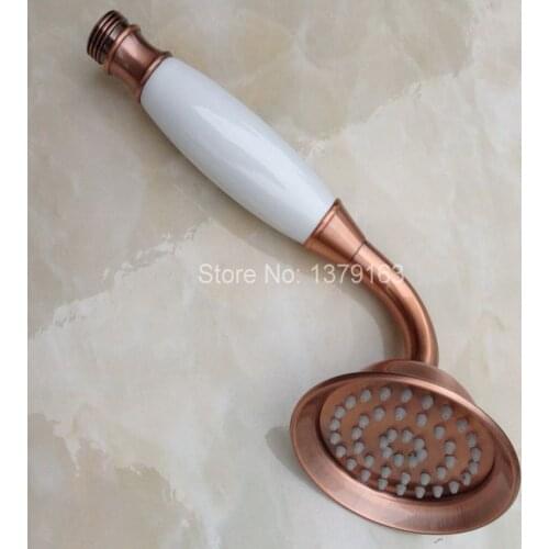 Vintage Red Copper Antique Brass Telephone Shape Hand Spray Handheld Shower head / Bathroom Accessory (Standard 1/2") ahh015