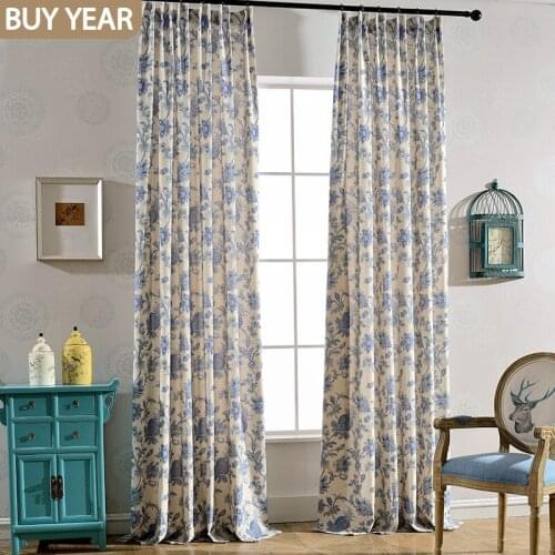 Modern Curtains for Living Dining Room Bedrooms SimpleStyle High-quality Exquisite Polyester Cotton Printing MordenTulle Curtain
