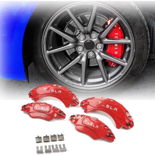 Sporty Brake Caliper Cover For Tesla Model 3 Y Car Modification Accessories Decoration Covers 2018-2021