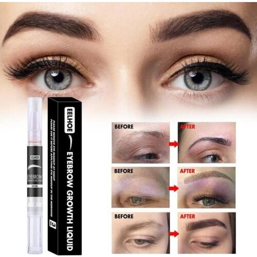 3ml Eyebrow Growth Nourish Liquid Eyebrow Growing Thick Care Damaged Hair Repair Serum Essence Eyelash Eyebrow Growth Fluid