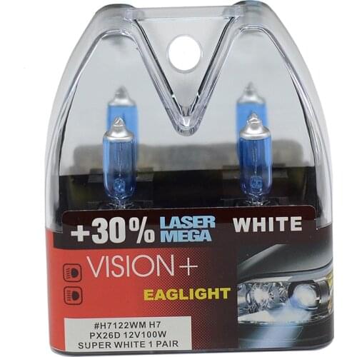 2x 100W H1 H4 H7 H8 H11 9005 HB3 9006 HB4 HeadLight Lamp 6000K Hi/lo Beam Halogen Lamp Glass Replacement Car Halogen Light Bulb