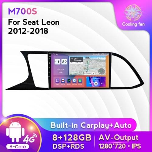 Android 11 RDS Car Radio Multimedia Navigation GPS For Seat Leon 2012 2013 - 2018 Built-in Carplay Auto 4G lte WIFI NO 2din dvd