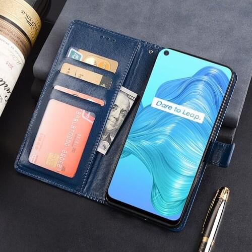 Flip Wallet Case For Realme 7 5G Leather Cover For Realme RMX2111 Phone Case Funda Capa Coque