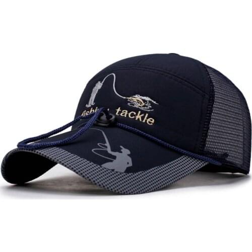 Fishing Hat Cap Outdoor Sports Hats Hiking Visor UV Protection Men Women Adjustable Breathable Golf Caps