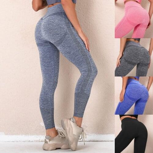Leggings Women Push Up Gym Womens Clothing Pure Color Hip-lifting Sports Fitness Running High Waist Leggings pantalones de mujer