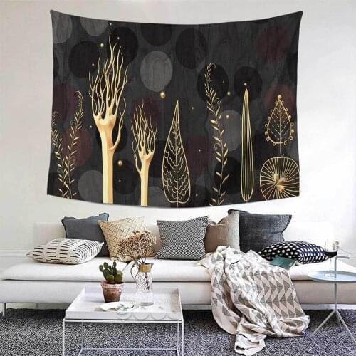 Nordic simplicity wall decor tapestry Plant background cloth art wall hanging tapestry dorm room farmhouse home decor mural