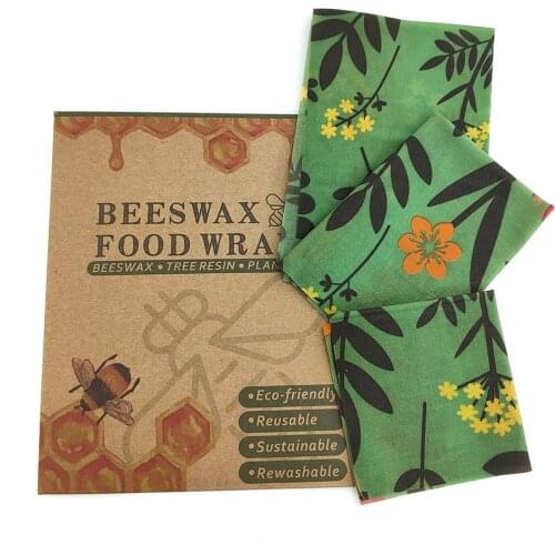 Natural Beeswax Food Wraps Eco Friendly Reusable Beeswax Food Wraps Sustainable Zero Waste Plastic Free Alternative Food Storage