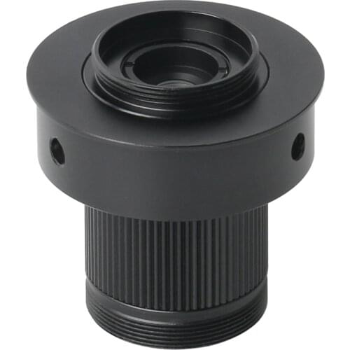 80X 160X Large Depth Field Large Field View C-mount Lens PCB SMD CPU Repair Soldering For Industrial Video Microscope Camera