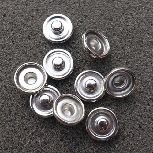 12mm Snap Buttons Bases For 10mm Cabochon DIY Blank Sets Copper Materials Wholesale 1000 Pieces / Lot