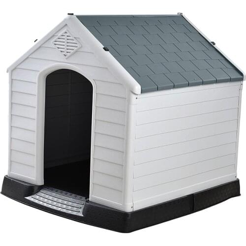Plastic Warm Kennel Rainproof Outdoor Medium and Large Dog House Golden Retriever Dog Cage Dog House Sun Protection Dog Supplie