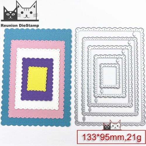 Reunion Layering Frames Die Metal Cutting Dies 2020 for Scrapbooking Party Handmade Decoration Crafts Die Cuts Album Embossing