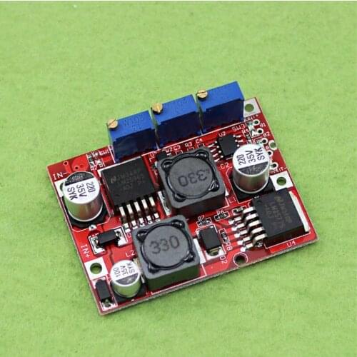 Solar energy automatic buck booster constant current constant voltage power supply module LM2596 2577
