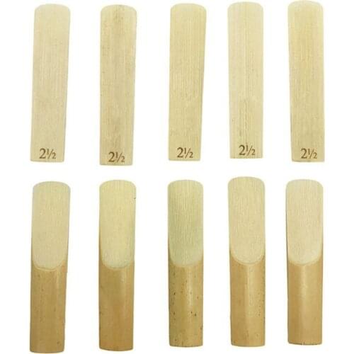 10pcs/set Alto/Soprano/Tenor Saxophone Reeds Strength 2.5 Bb Clarinet Reed