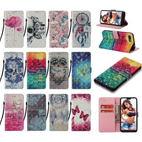 100pcs/Lot 3D Printed Patterns Wallet Protector Phone Case For Moto G50 G100 Edge S G8 Power Lite E6 Z4 Play G6 TPU in Inner