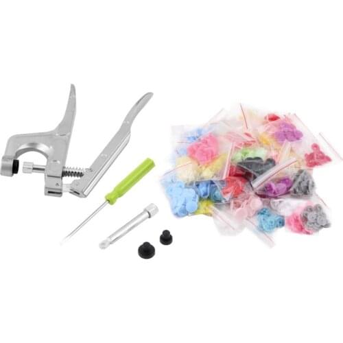 300pcs Metal Press Pliers Sewing Tool for Kam Snap Button Installation Tool Sihetun Buckle Hand Pressure Clamp Sewing Tool Set
