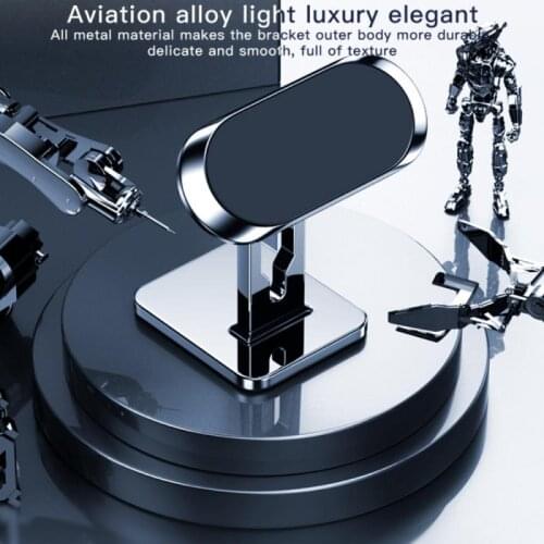 360° Convenient Fashion T-type Car Bracket Long Sucker Magnetic T-car Holder Multifunctional Mobile Phone Holder Suitable