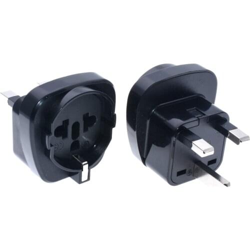 Black white 13A 250V British Grounding travel adaptor plug universal socket converter for AU/UK/US/EU to UK pluggable embedded