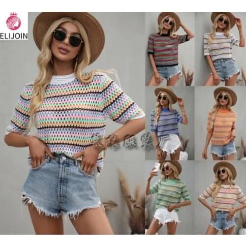 ELIJOIN Women's Loose T-Shirts