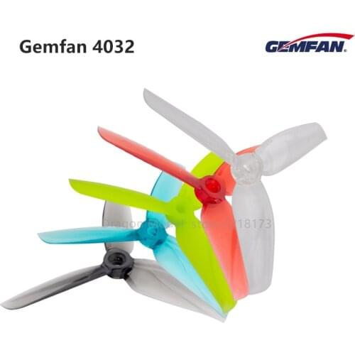 Gemfan WinDancer 4032 4x3.2x3 3-blade 4 Inch Propeller PC CW CCW RC Drone FPV Racing Brushless Motor