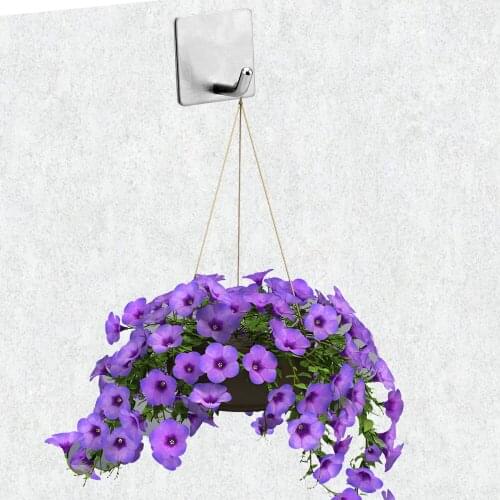 Stainless Steel Storage Hook Bathroom Organizer Wall Storage Hooks Adhesive Wall Mounted Hook