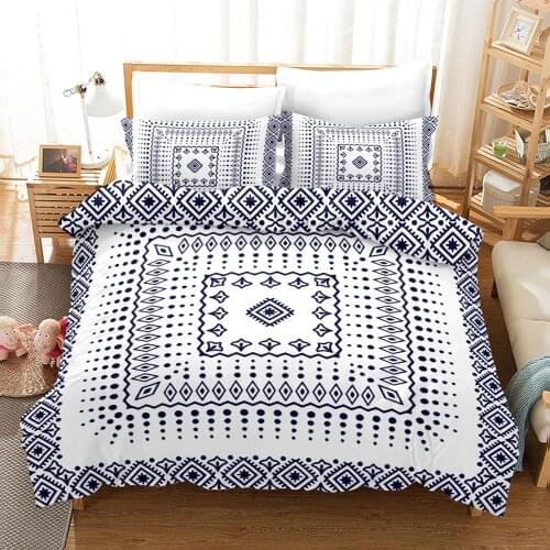 KTLRR National Style Duvet Cover Sets,Bohemian Exotic Bedding Coverset Boho Bedding Set,Adults Teens Bedroom Home Decoration