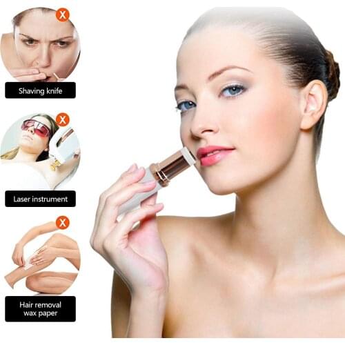 Mini Electric Eyebrow Trimmer Makeup Painless Eye Brow Epilator Shaver Razors Women Portable Facial Body Hair Remover