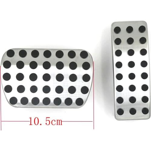 Stainless steel Car Pedal Pads Cover For Mercedes Benz A B CLA GLA GLE ML GL R W164 W166 X156 X164 X166 2016 2017 2018