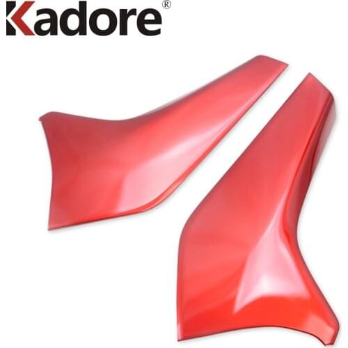 Gear Shift Panel Strip Cover Trim Stickers For Toyota RAV4 RAV 4 2019 2020 2021 Carbon Fiber Car Interior Accessories 2pcs